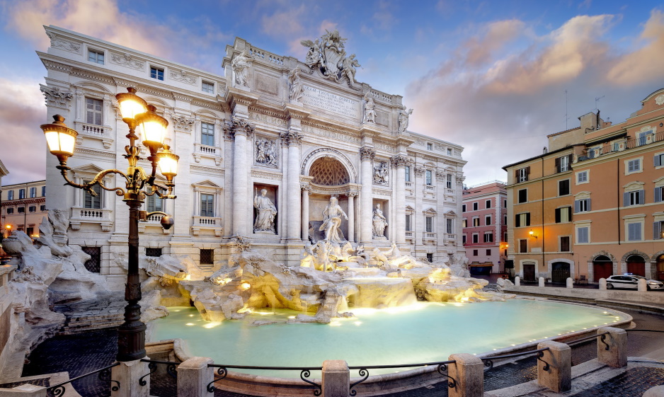 красивые фонтаны Рима